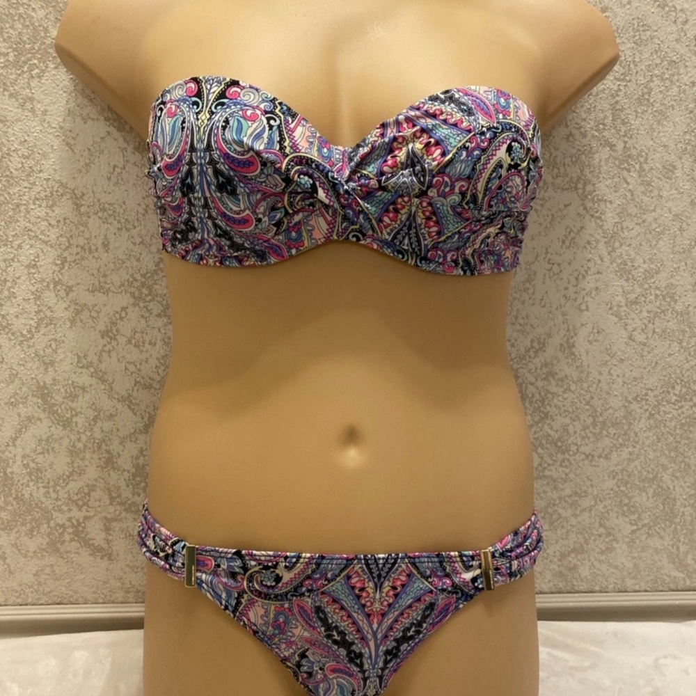 Victoria's Secret Multicolor Paisley Bikini